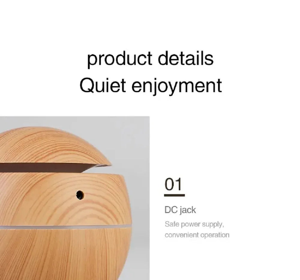 130ml USB Ultrasonic Essential Oil Diffuser