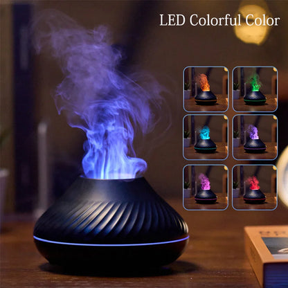 Volcanic Flame Aroma Diffuser Electric Humidifier