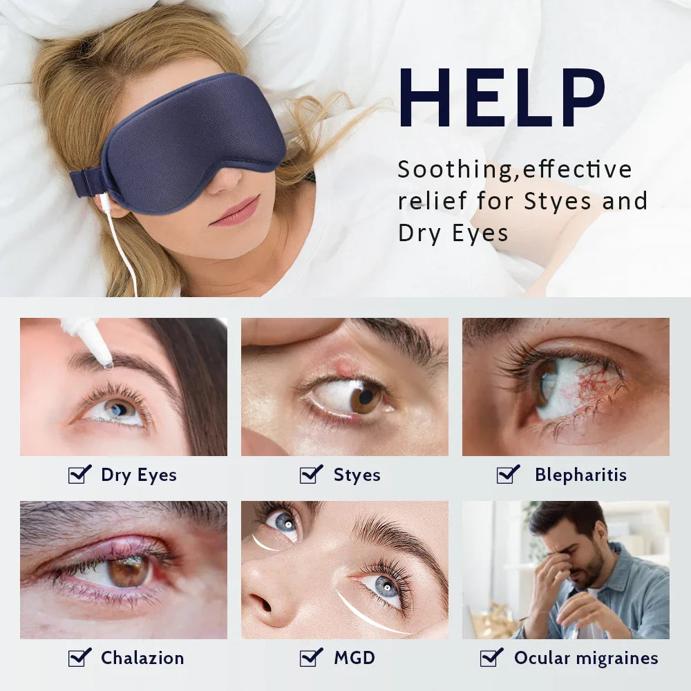 Steam & Vibration USB Heated Eye Mask