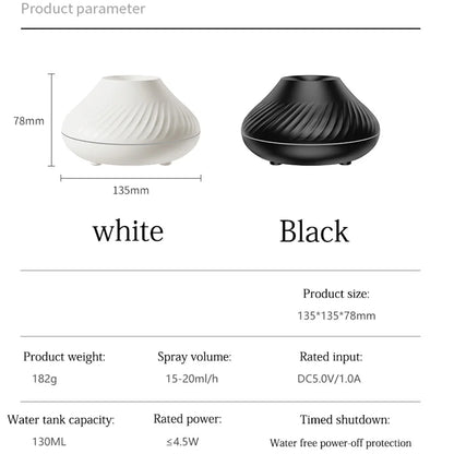 Volcanic Flame Aroma Diffuser Electric Humidifier